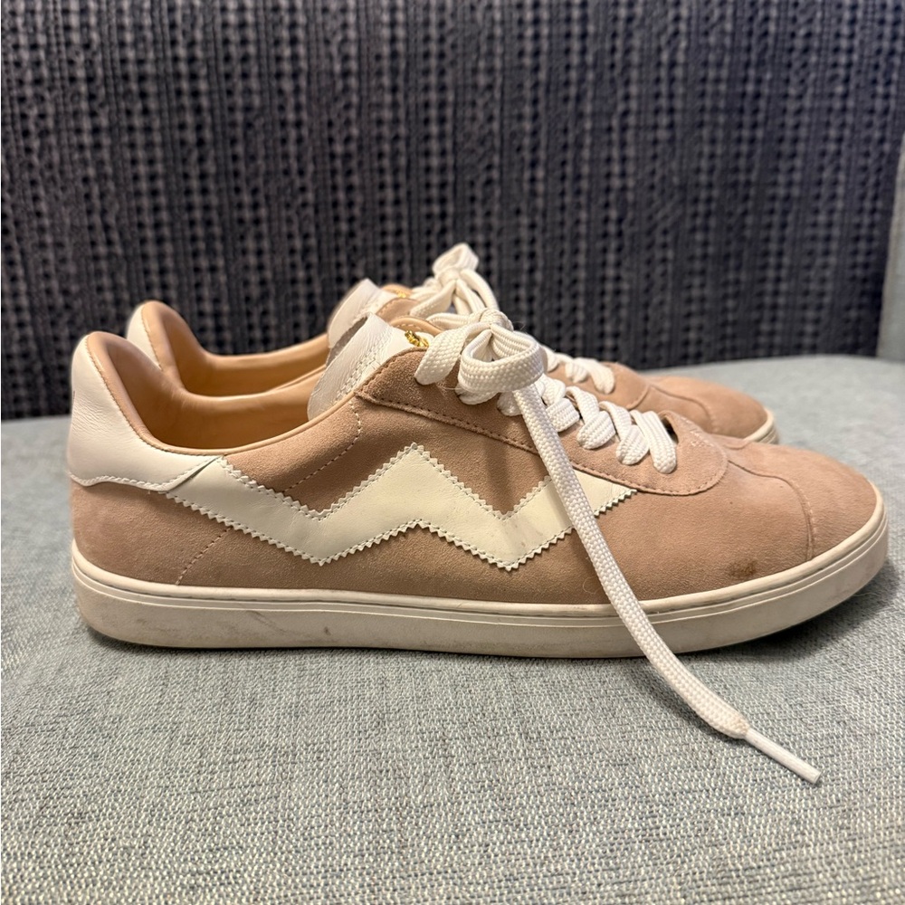 Stuart Weitzman suede sneakers